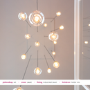 Grote pendellamp vide woonkamer keuken