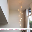 Industriele videlamp hanglamp zwart