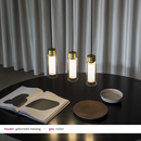 Videlamp hoog plafond hanglamp messing smal eetkamer woonkamer