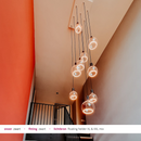 Lumière videlamp - 9 pendels - zelf samenstellen