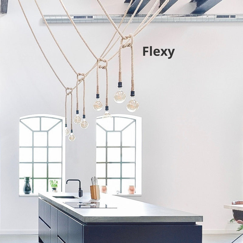 Flexy touwlamp met stekker vide keuken