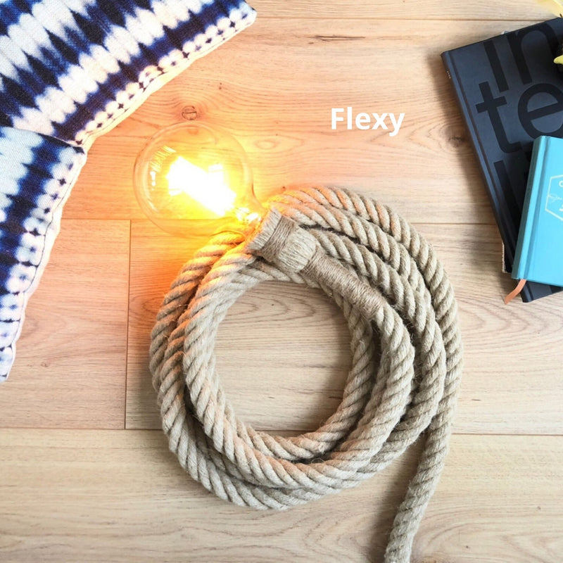 Flexy touwlamp met stekker vloerlamp