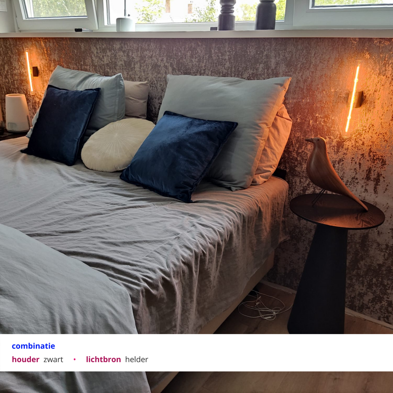 Moderne wandlamp slaapkamer bed nachtkastje